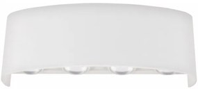 Top Light - LED Vonkajšie nástenné svietidlo LED/8W/230V IP44 4000K biela