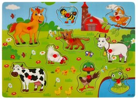 IKO Drevené puzzle - Zvieratká