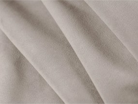 Béžová zamatová rozkladacia pohovka 209 cm Shannon – Cosmopolitan Design