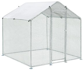 InternetovaZahrada - Vonkajšia klietka pre sliepky - 2x2x2 m