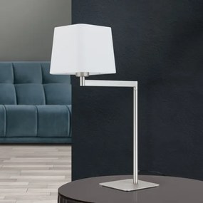 Orion LA 4-1209/1 - Stolná lampa CARLTON 1xE27/40W/230V biela/matný chróm