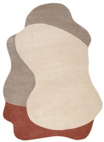 Koberec FUSION Shape 5710 krémový / tehlový