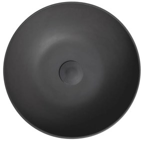 Sapho Sapho, FORMIGO betónové umývadlo na dosku, priemer 39cm, antracitová, FG316