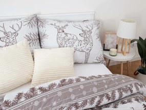 Bavlnená obliečka na vankúš Renforcé 70 × 90 cm – Jelene