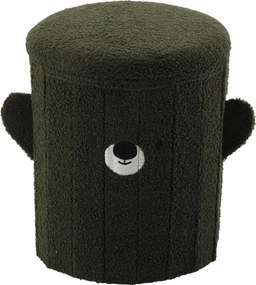 CH Taburetka s úložným priestorom Bear - tmavozelená