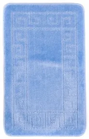Kúpeľňový koberček MONO 1030 modrý 5004 1PC grécky
