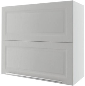 Kuchynská linka Emporium W8B/80 av light grey stone/biela