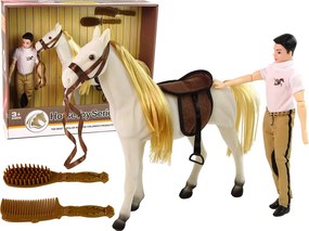 LEAN Toys Príslušenstvo pre bábiky White Horse