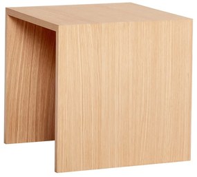 Odkladací stolík z dubového dreva Hübsch Less, 40 x 40 cm