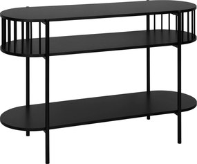 XXXLutz KONZOLOVÝ STOLÍK, čierna, kov, kompozitné drevo, 110/39/76 cm Xora - Online Only obývacie izby - 007968035102