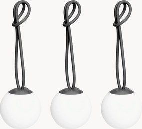 Exteriérové prenosné stmievateľné závesné LED svietidlá Bolleke Mini, 3 ks