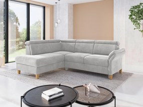 XXXLutz ROHOVÁ SEDAČKA, textil, strieborná Sit & More - Sedačky - 00014402573M