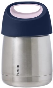 Termoska na jedlo - indigo/ružová