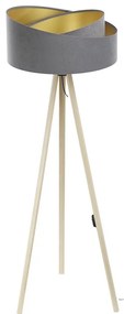 Stojacia lampa GALAXY 1xE27/60W/230V šedá/béžová