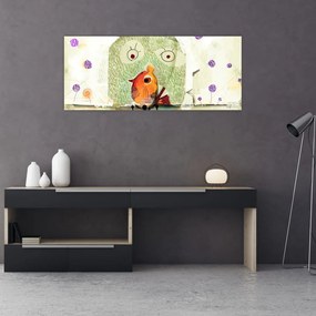Obraz - Duša vtáčika (120x50 cm)