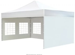 Nožnicový stan POLOPROFI PLUS 3x4,5 m biely