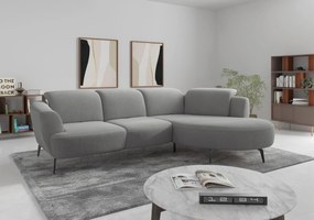 XXXLutz ROHOVÁ SEDAČKA, textil, sivá Sit & More - Sedačky - 000144018519