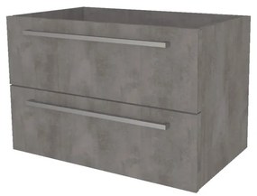Mereo, Mereo Bino, kúpeľňová skrinka 61 cm, Multidecor, Betón tmavosivý, MER-CN690SBET2