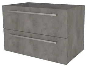 Mereo, Mereo Bino, kúpeľňová skrinka 61 cm, Multidecor, Betón tmavosivý, MER-CN690SBET2