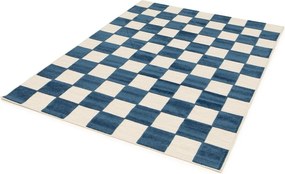 Modrý/krémovobiely vnútorný a vonkajší koberec 160x230 cm Cuadros – Universal