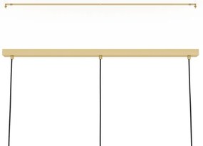 Eglo 390207 - Luster na lanku COROJAL 3xE27/40W/230V zlatá/hnedá