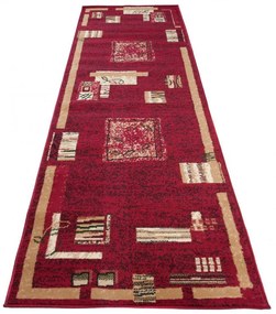 Kusový koberec PP Forme červený atyp 100x150cm