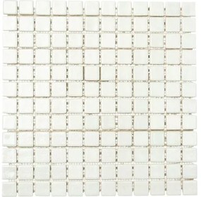 Sklenená mozaika GM AS 1010 30,5x32,5 cm biela