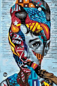 Gario Maľovanie podľa čísel Audrey Hepburn Rozmery: 60 x 80 cm, Rámovanie: S vnútorným rámom