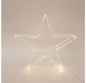 LED vonkajšia vianočná dekorácia 140xLED/2,1W/230V IP44 teplá biela hviezda 60 cm