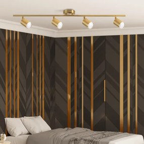 LED RGBW stmievateľné bodové svietidlo GOLDI 4xGU10/6,5W/230V zlaté