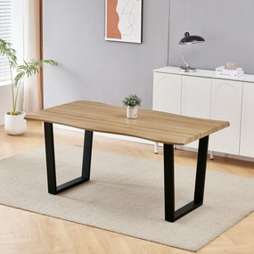 Jedálenský stôl 160 x 90 cm, divoký dub