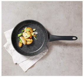 Silvercrest®  Hliníková panvica, Ø 28 cm, čierna + Hliníková panvica, Ø 24 cm, čierna  (800011901)