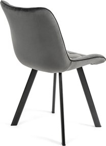 Noela Zamatová jedálenská stolička BELLA šedá