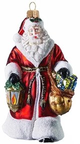 Vianočná figúrka Santa s lampášom