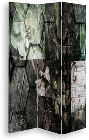 Gario Paraván Diskrétny vzor Rozmery: 110 x 170 cm, Prevedenie: Otočný paraván 360°