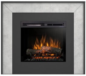 Elektrický krb Zuni 23 čierny/betón