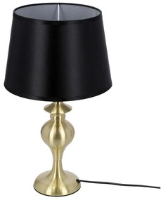 Stolná lampa PRIMA GOLD 1xE27/60W/230V čierna/zlatá