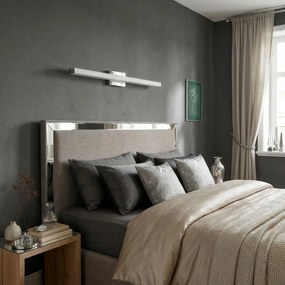 Toolight Toolight, LED nástenné svietidlo 80 cm, 13W, 1000lm, 4000K, APP1847-1W, chrómová, OSW-66002