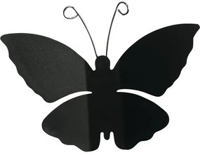 3D samolepiaca dekorácia 24002, čierne motýle, 12 ks v balení , 3 veľkosti