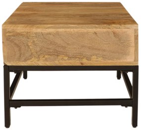 furniture-nabytek.cz - Konferenčný stolík drevo kov z manga 50x40x50
