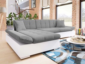 Sedacia súprava Laviva, Dostupné poťahy: Soft 017 (biela) ekokoža + Soul 17, Strana: ľavá