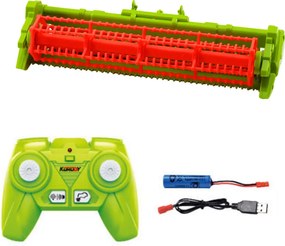 LEAN Toys Poľnohospodársky kombajn s žacím ústrojím na obilie, diaľkovo ovládaný RC 2,4 GHz