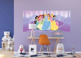 Detská fototapeta DISNEY - Princezné na zámku - 202x90 cm