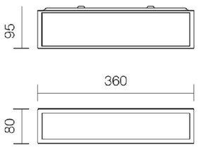 Redo 01-1234 - LED kúpeľňové nástenné svietidlo EGO LED/12W/230V IP44 chróm