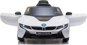 LEAN CARS Elektrické autíčko BMW i8 Coupé, biele