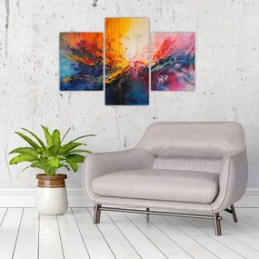 Obraz - Farebná abstrakcia (90x60 cm)