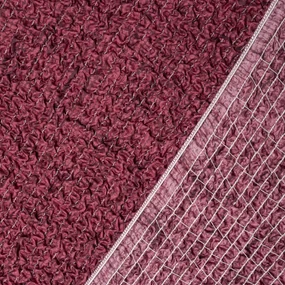 Bielastické poťahy VITTORIA bordó trojkreslo s drevenými rúčkami (š. 150 - 200 cm)