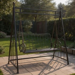 Zahradní houpačka TRES antická bronz