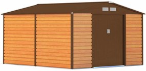 Záhradný domček 277 x 319 cm, hnedý
