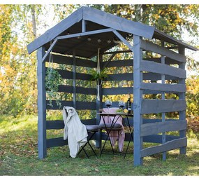 Dreváreň Nevada 180x180x220cm šedá